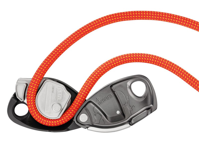 PETZL GRIGRI+ Belay Device With Cam-Assisted Blocking and Anti-Panic Handle, Suitable for Learners and Intensive Use - Orange - Image 3