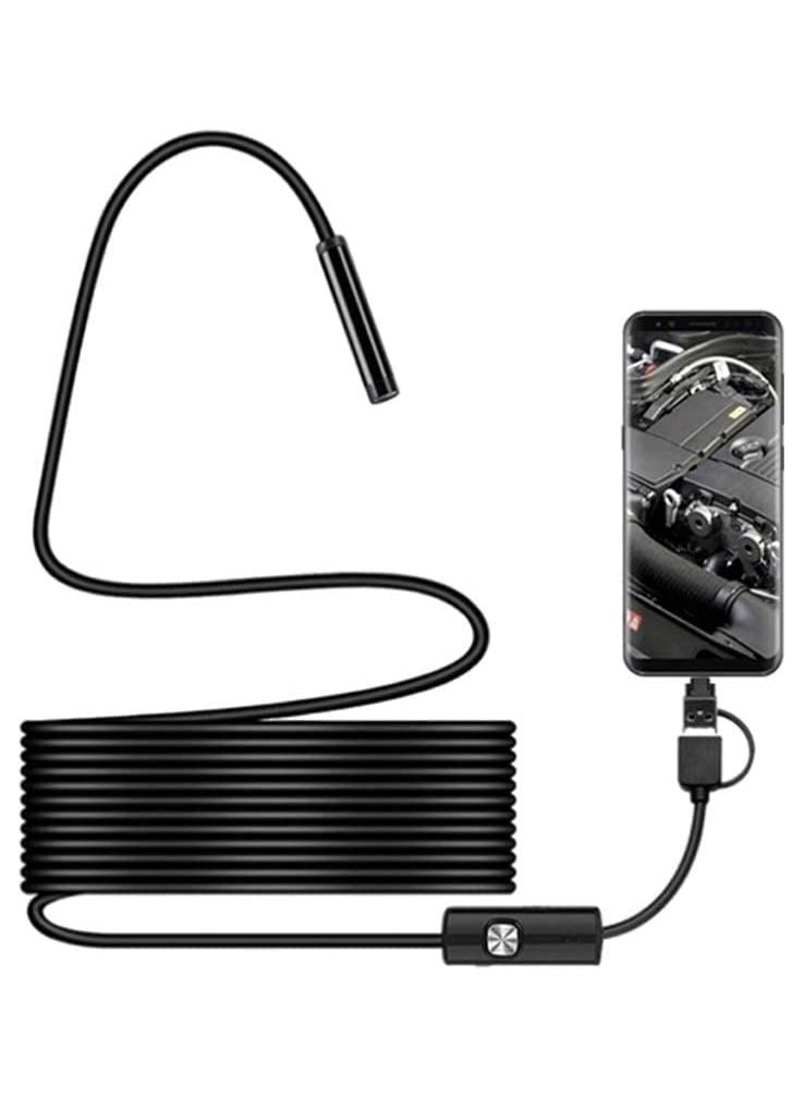 Generic Esenlong Wireless Endoscope Camera 3 in1 Endoscope Waterproof Lens Inspection Camera Endoscope Borescope with 6LEDs Support  - Image 1
