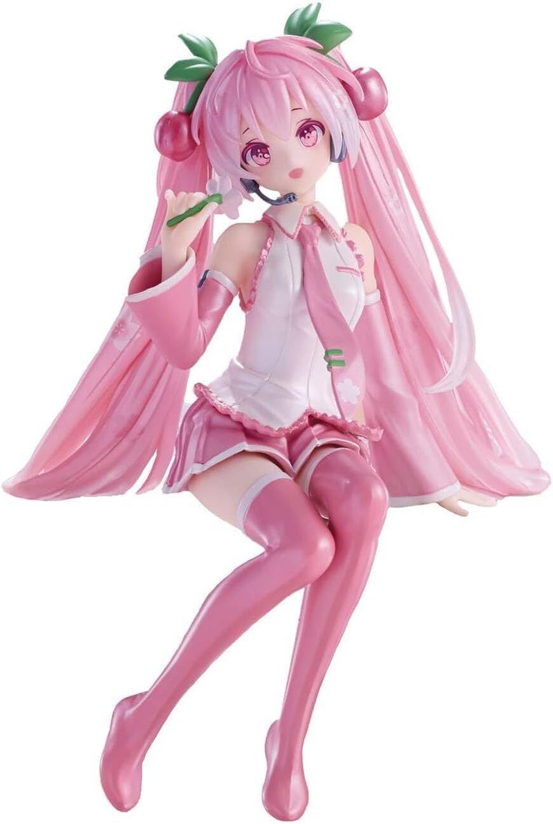 FuRyu - Hatsune Miku - Noodle Stopper Figure - Sakura Miku 2024 Pearl Color ver. - Image 1