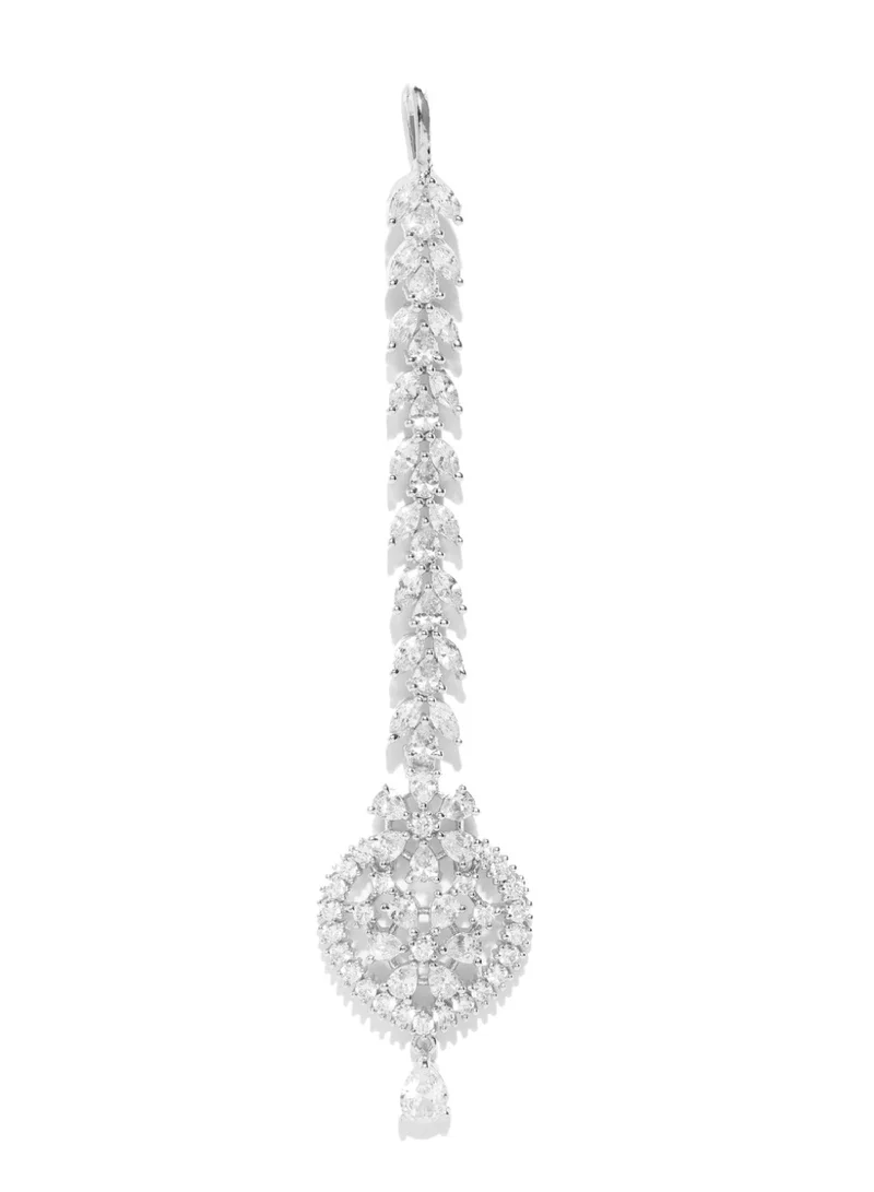 Priyaasi AD-Studded Handcrafted Maang Tika