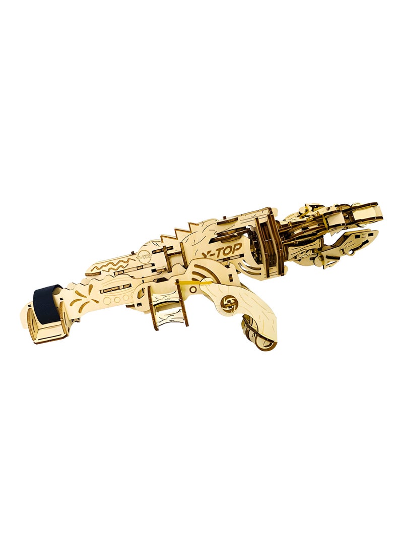 Generic - 3-Jaws Mechanical Claw - 3D Wooden Puzzle Model Kits for Teens and Adults - Brain Teaser Robot Arm Building Kits - Unique Toy Gifts for Ages 12 and Up, Fun and Challenging Build, Best Gift Ideas - Image 1