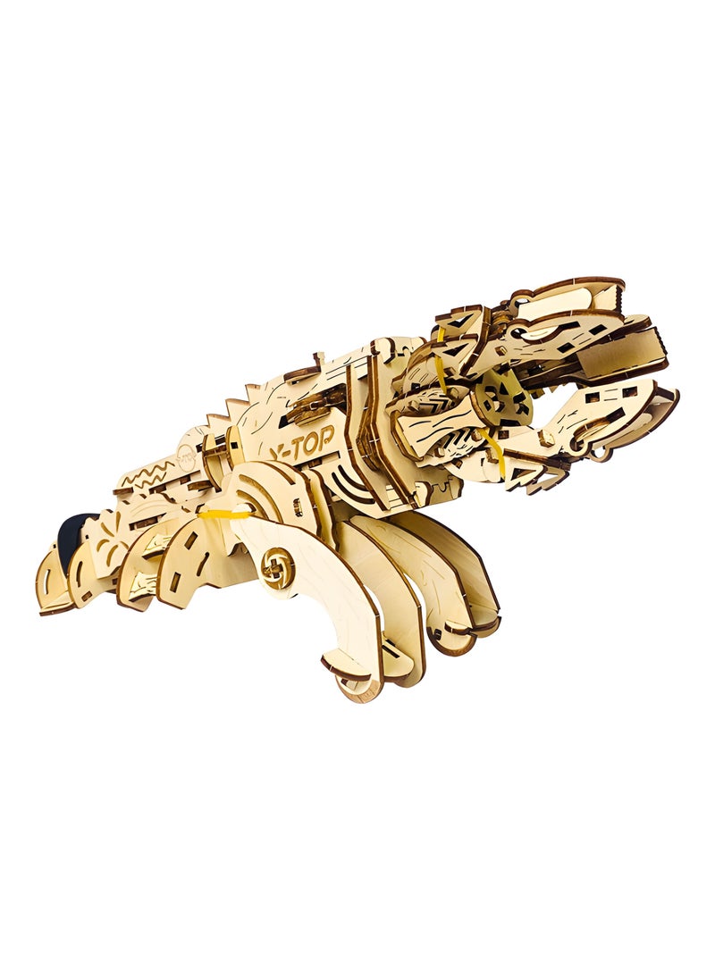 Generic - 3-Jaws Mechanical Claw - 3D Wooden Puzzle Model Kits for Teens and Adults - Brain Teaser Robot Arm Building Kits - Unique Toy Gifts for Ages 12 and Up, Fun and Challenging Build, Best Gift Ideas - Image 1