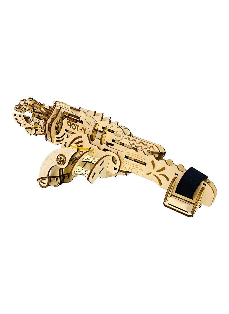 Generic - 3-Jaws Mechanical Claw - 3D Wooden Puzzle Model Kits for Teens and Adults - Brain Teaser Robot Arm Building Kits - Unique Toy Gifts for Ages 12 and Up, Fun and Challenging Build, Best Gift Ideas - Image 1
