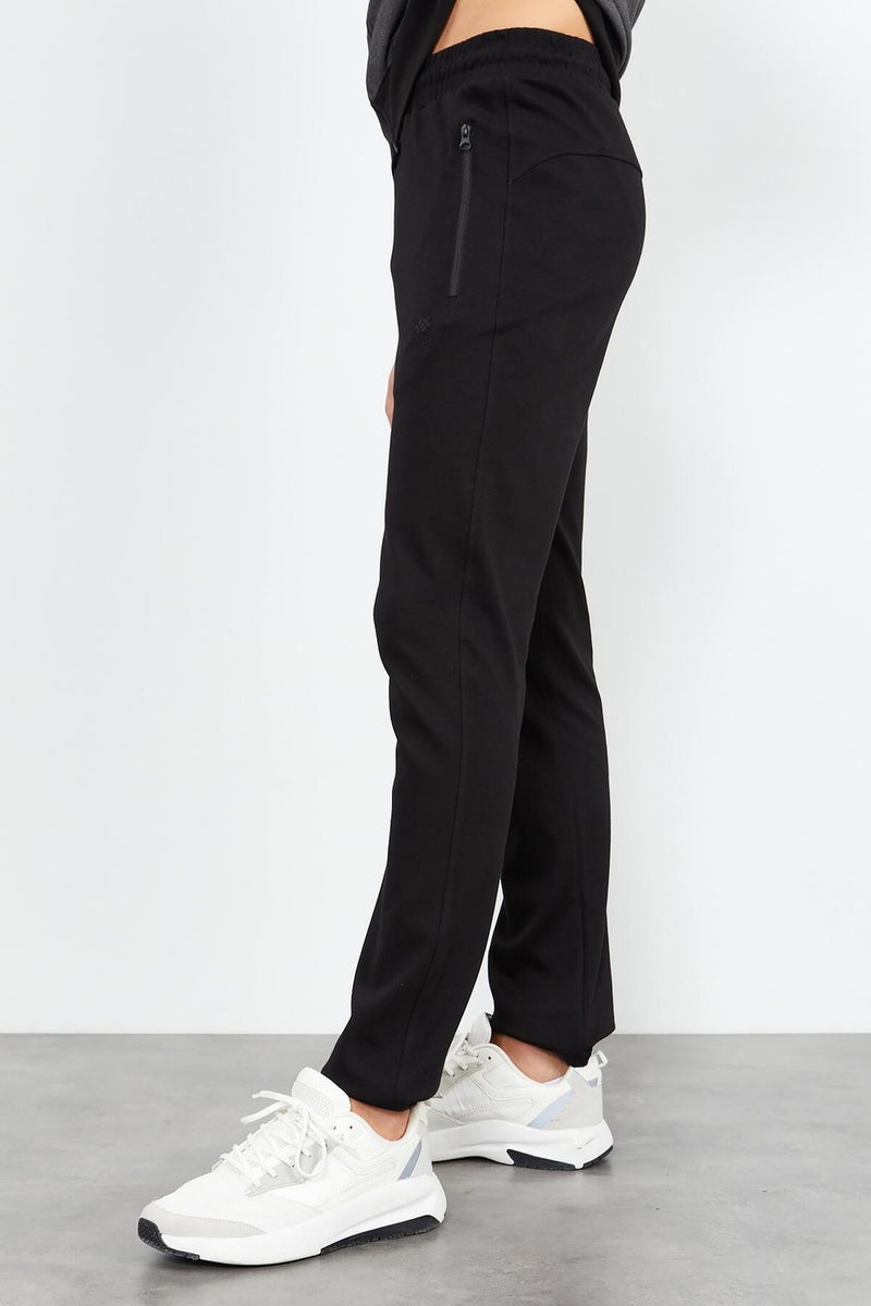 Tommy Life Collared Sleeve Garnished Anthracite-Black Men's Tracksuit  - Image 5