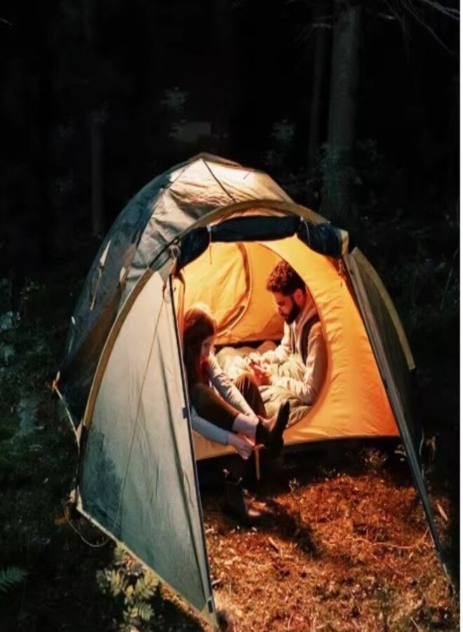 ال سي مصباح تخييم محمول 10 واط تشارجينغ سكاوت مع لوح طاقة شمسية - Image 2