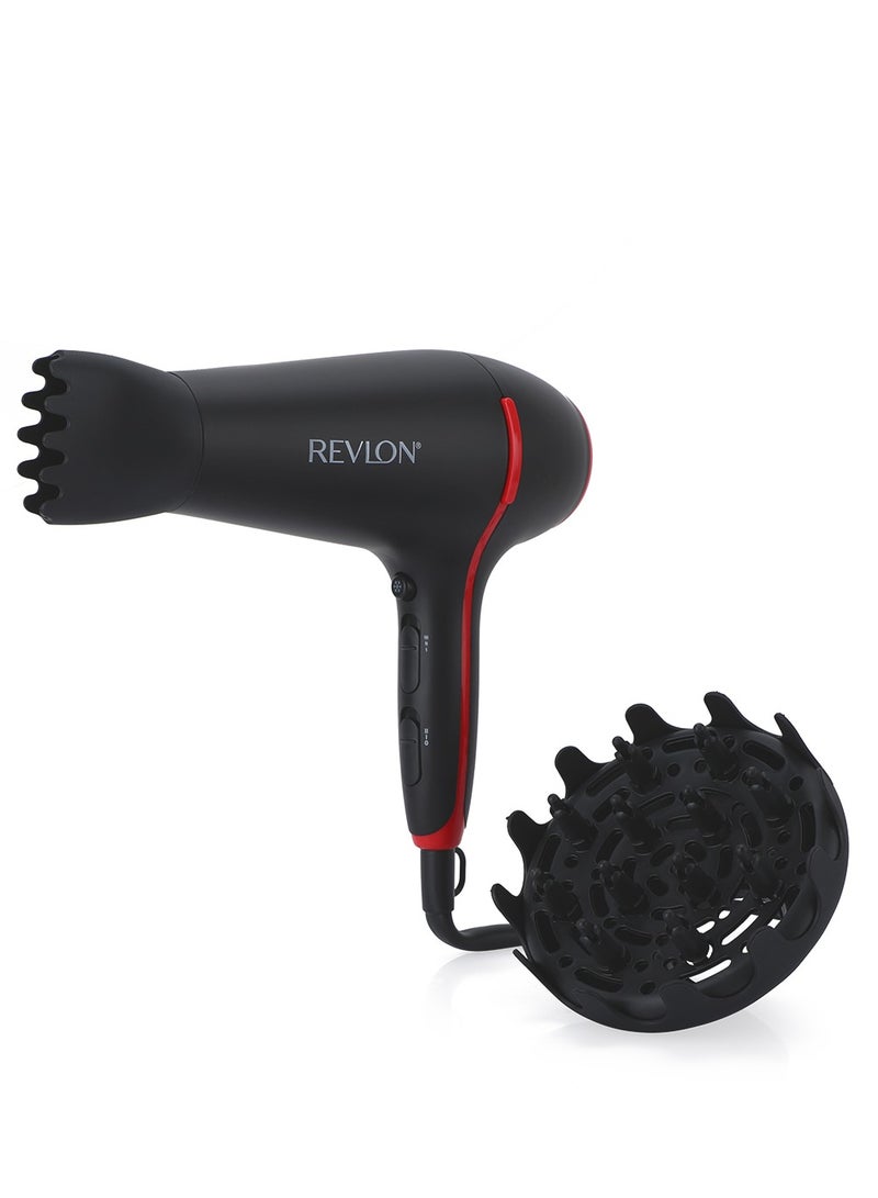 Revlon Revlon SmoothStay Hair Dryer 1875 W, Grill Triple-Coated In Ceramic Infused With Coconut Oil, 3 Heat, 2 Speed Settings - RVDR 5317  - Image 1