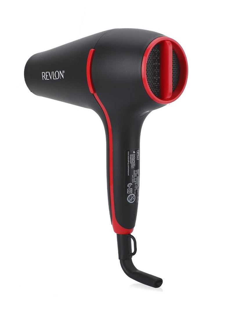 Revlon Revlon SmoothStay Hair Dryer 1875 W, Grill Triple-Coated In Ceramic Infused With Coconut Oil, 3 Heat, 2 Speed Settings - RVDR 5317  - Image 4