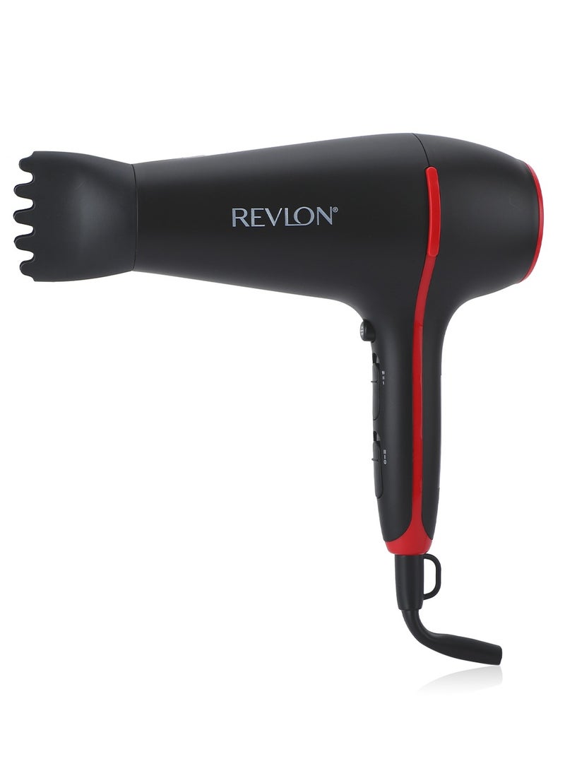 Revlon Revlon SmoothStay Hair Dryer 1875 W, Grill Triple-Coated In Ceramic Infused With Coconut Oil, 3 Heat, 2 Speed Settings - RVDR 5317  - Image 2