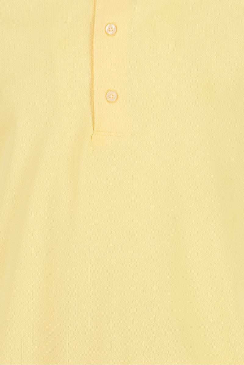 Greg Norman Men Sportswear Fit Short Sleeve Outdoor Polo Shirt, Yellow - Image 5
