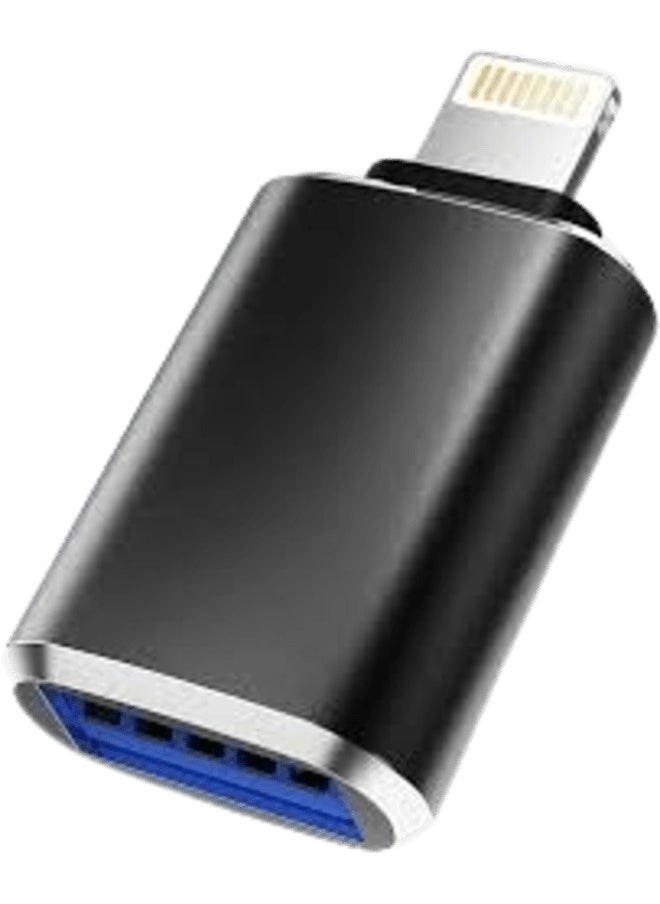CELIBERY - Lightning Male to USB3.0 Female Adapter OTG Cable Portable USB Camera Adapter OTG Data Sync Cable Card Reader/Flash Drive/Mouse/MIDI Keyboard - Image 1