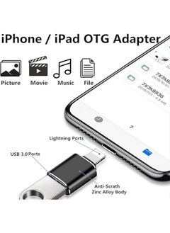 سيليبري البرق ذكر إلى USB3.0 أنثى محول OTG كابل المحمولة كاميرا USB محول OTG كابل مزامنة البيانات قارئ بطاقة/محرك فلاش/ماوس/لوحة مفاتيح MIDI  - Image 2