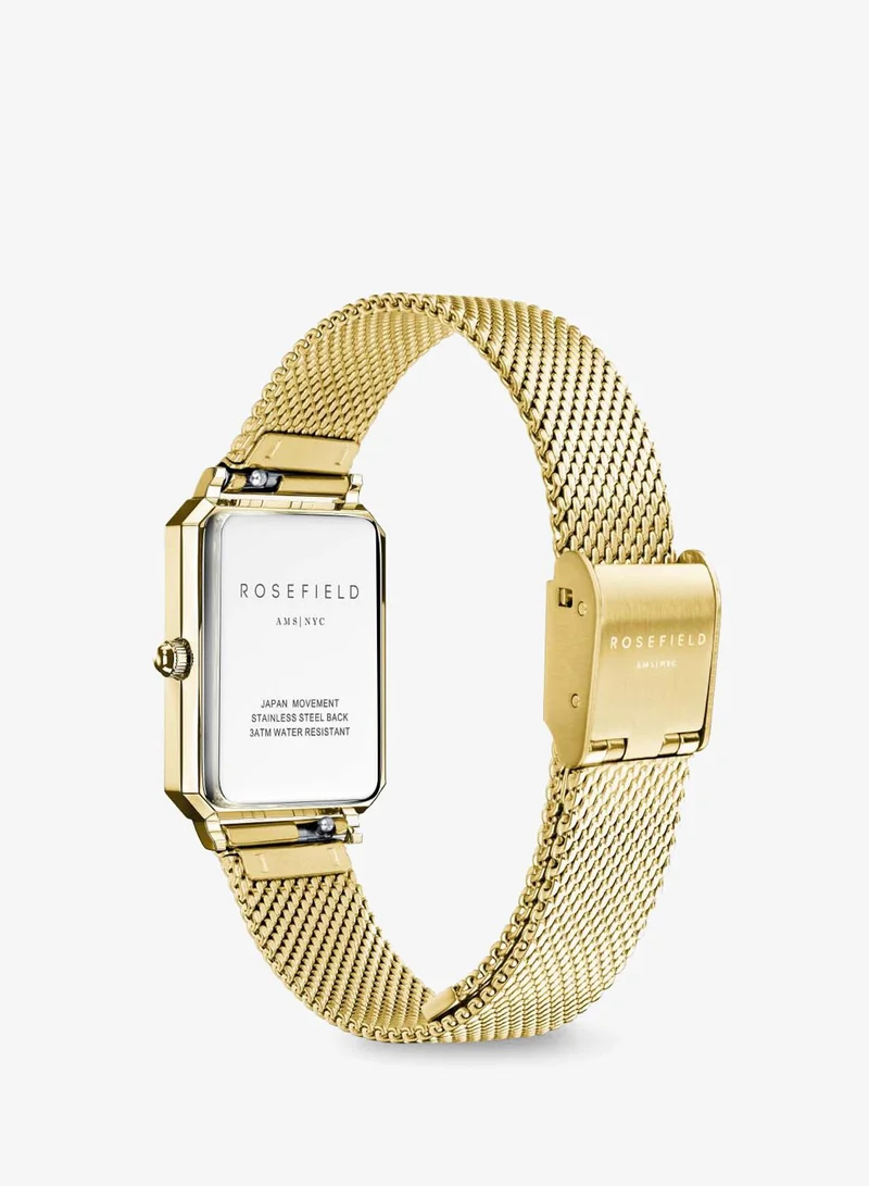 Rosefield  Rosefield Octagon XS Mesh White Gold Women Watch - OWGMG-O73 for Women | Best Price UAE