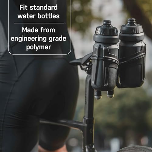 TOPEAK حامل زجاجة توبيك تري 2 بتصميم إطلاق أمامي - حامل زجاجة من الجيل الثاني مع تثبيت هالو مرن وتوافق مع ملحقات نينجا+ - Image 4