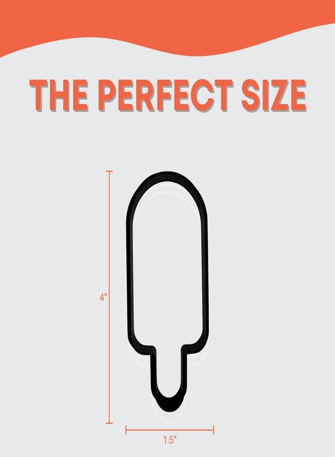 Bundle of Fun Popsicle Cookie Cutter with Easy Push Design (4 inch) - Image 2