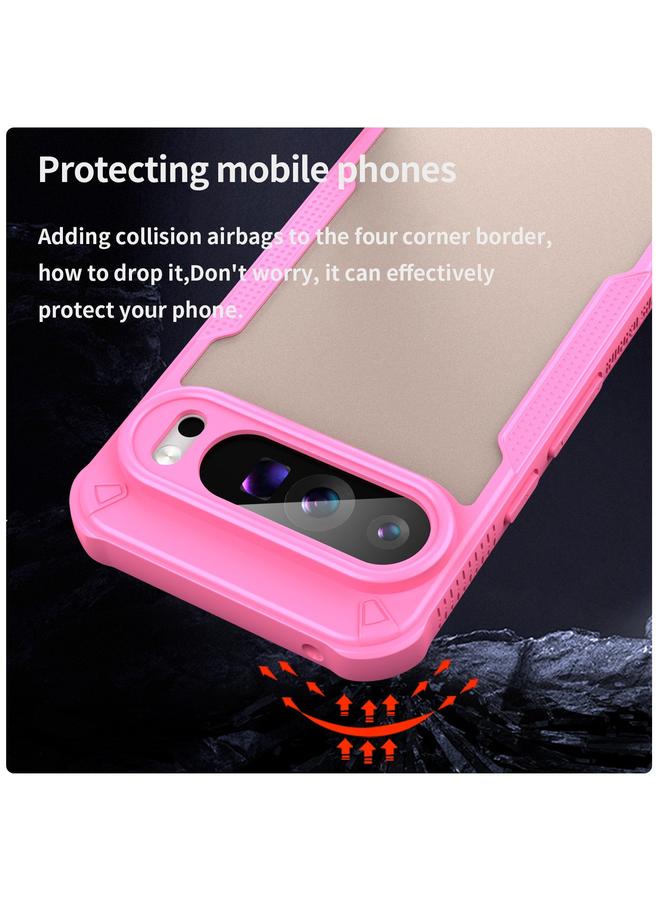 S-TOP Case For Google Pixel 9 Pro XL Armor Glaze PC Hybrid TPU Phone Case - Image 4