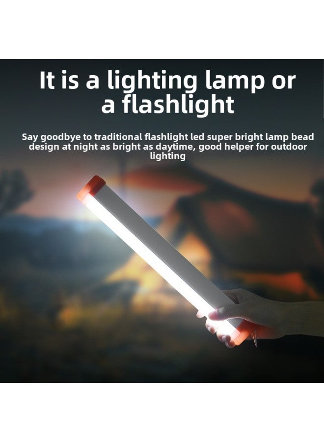 LED شحن الطوارئ في السوق الليلي كشك التخييم شحن مصباح العمل المغناطيسي المحمول إضاءة الهاتف المحمول المنزلية - الطاقة: 35 وات (بطارية 2000 * 2، عمر البطارية 9-12 ساعة مع كابل بيانات هواوي) - Image 4