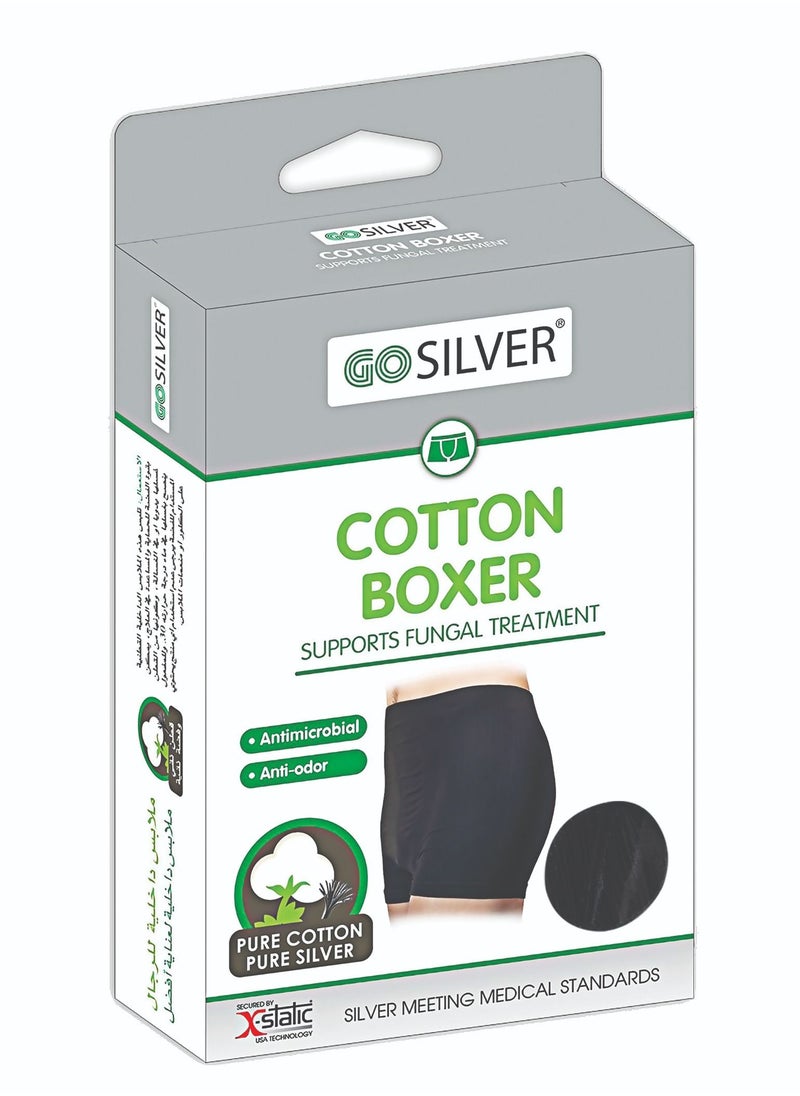 GO SILVER Go Silver Men Boxer Black 42/44  - Image 1
