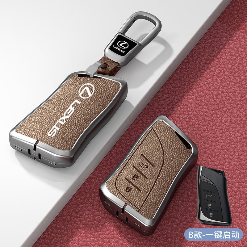 LEXUS Luxury Zinc Alloy Key Case for Lexus Models - Compatible with ES200, ES300H, RX300, RX350H, NX260, and more - Image 1