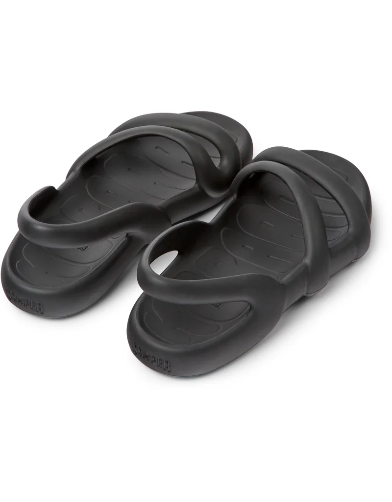 Camper Kobarah Flat, Men's Sandal, Black