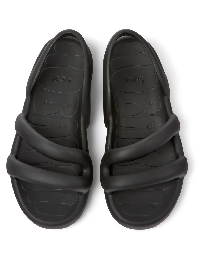Camper Kobarah Flat, Men's Sandal, Black