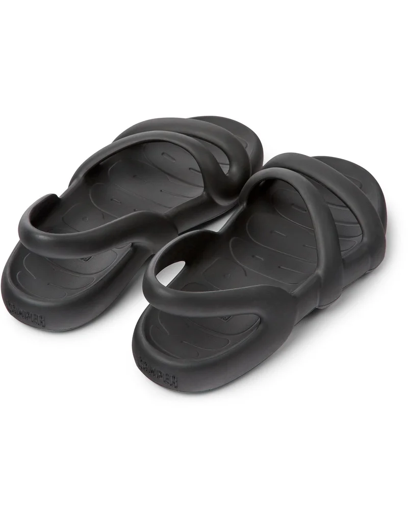 Camper Kobarah Flat Men Casual Sandals – Black