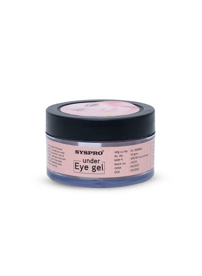 SYSPRO Under Eye Cream Gel For Dark Circles, Puffy Eyes, Wrinkles & Removal Of Fine Lines For Women & Men (50 Gram) - Image 1