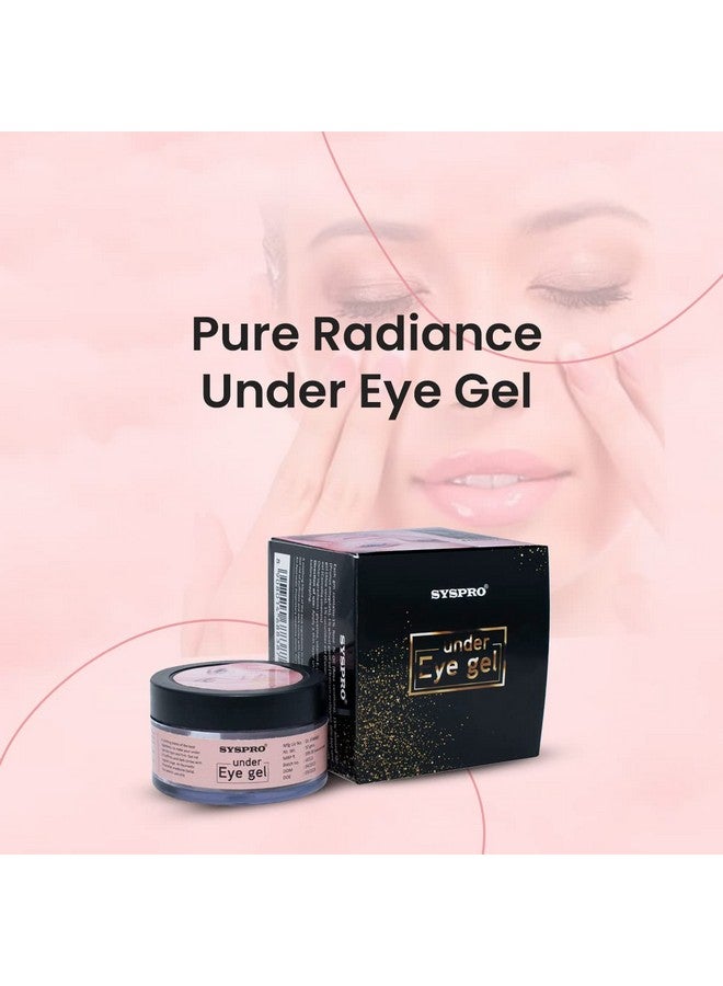 SYSPRO Under Eye Cream Gel For Dark Circles, Puffy Eyes, Wrinkles & Removal Of Fine Lines For Women & Men (50 Gram) - Image 3