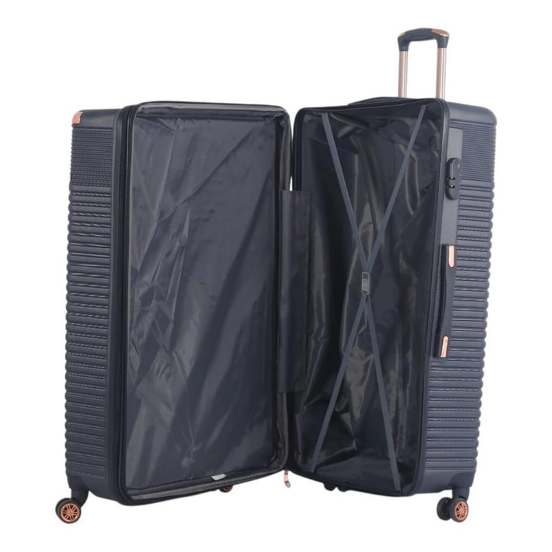 Aviator Luxury Bridal Luggage Set - 5 Pieces (Large Sizes & Shatter Resistant with a Modern Nickel Finish) - Image 4