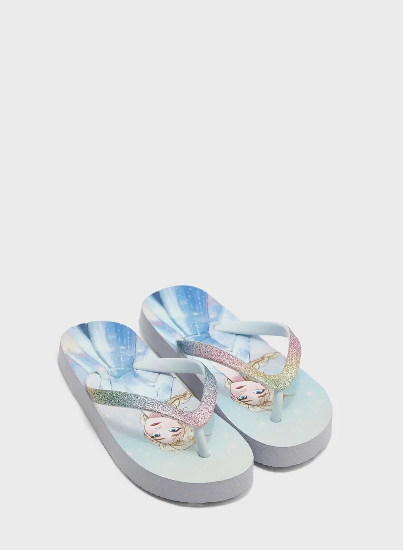 Disney FROZEN Kids Frozen Flip Flops