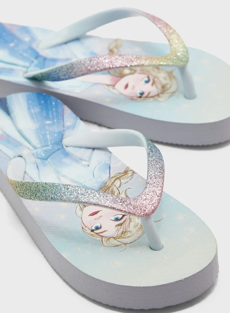 Disney FROZEN Kids Frozen Flip Flops