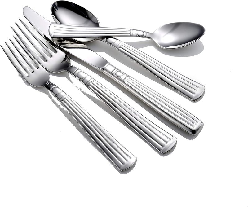 Liberty Tabletop Lincoln 65piece 1810 Flatware Set for 12 Includes Serving Pieces Made in USA - Image 3