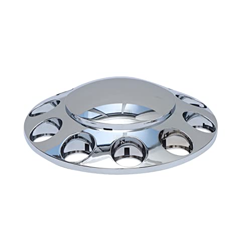 JESONN Plastic ABS Chrome Plated Front Axle Cover Kits Hub Caps for Semi Trucks with Thread-on 33mm Lug Nut Covers Removable Caps (Standard) - Image 5
