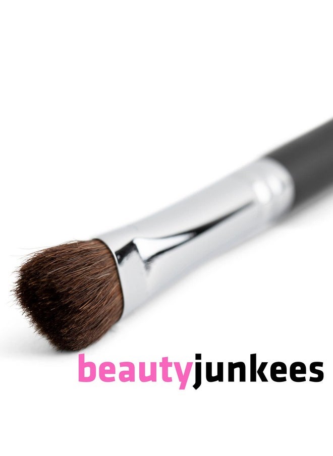 Beauty Junkees Angled Eyeshadow Brush Eyeshadow Blending Brushbeauty Junkees Pro Angled Shading Eye Shadow Brush For Brow Bone Highlighter Concealer Crease Inner Eyes Corner Nose Contour Makeup  - Image 4