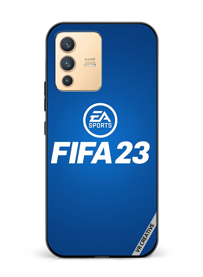 VR CREATIVE Protective Case Cover For Vivo V23 5G Fifa 23 Blue Ea Design Multicolour - Image 1