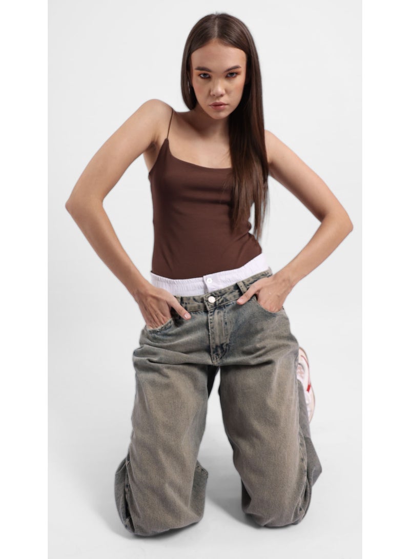 KYVELi AshTone Wide-Leg High-Waist Denim - Image 1