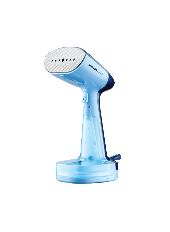 Arshia Portable Garment Steamer – Blue – Easy to Carry and Use - Image 1