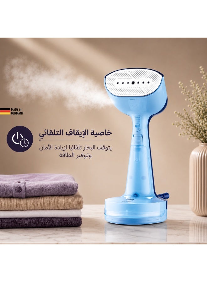 Arshia Portable Garment Steamer – Blue – Easy to Carry and Use - Image 5