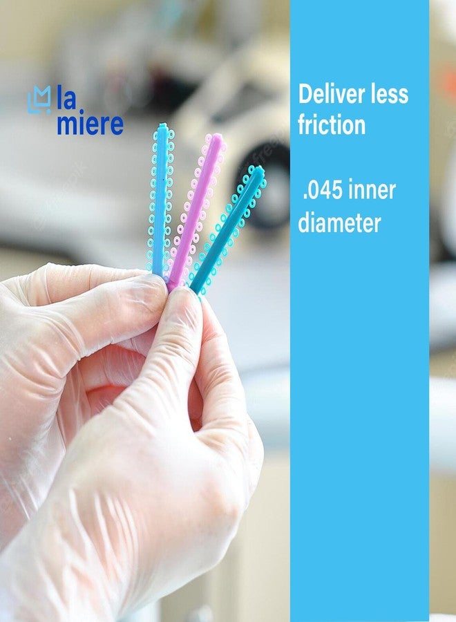 LA MIERE 1040 رباطًا تقويميًا للأسنان، أربطة مطاطية، حلقات مطاطية، أربطة مطاطية للتقويم، 26 رباطًا على كل رباط (ألوان متنوعة) - Image 3