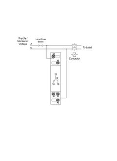 BROYCE Broyce Control UVR Under Single Phase 230V M1TVR 10 Mini Voltage Relay  - Image 2