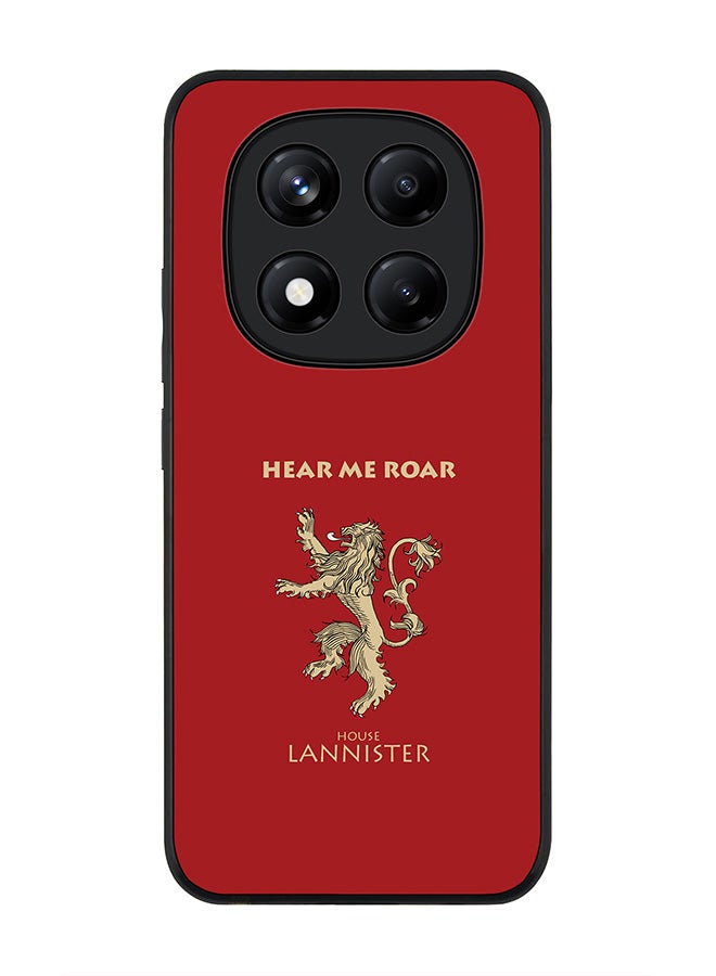 Stylizedd For Xiaomi Redmi Note 14 Pro 4G 4G Case,Slim fit Camera Protection, Shockproof Thin Phone cover  - GOT House Lannister - Image 1