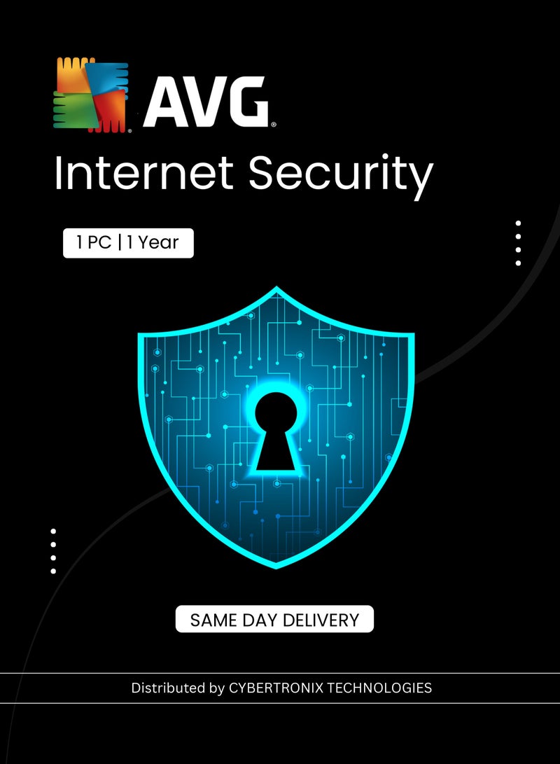 AVG AVG Internet Security | 1 PC for 1 Year | Digital License | SAME DAY DELIVERY