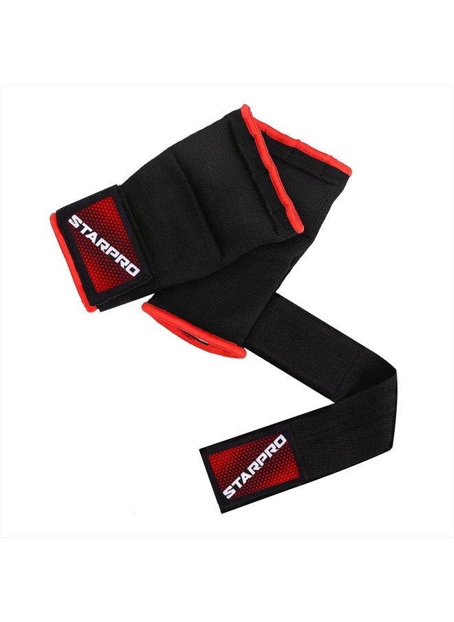 Starpro - Padded Boxing Hand Wraps - Secure Velcro Closure & Knuckle Padding for Maximum Safety - Ideal for Boxing, Fitness, Training - Many Colors & Sizes - Image 1