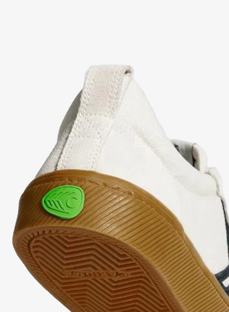Cariuma  CATIBA PRO Low Gum Vintage White Suede and Canvas Black Logo Sneaker  | Best Price UAE