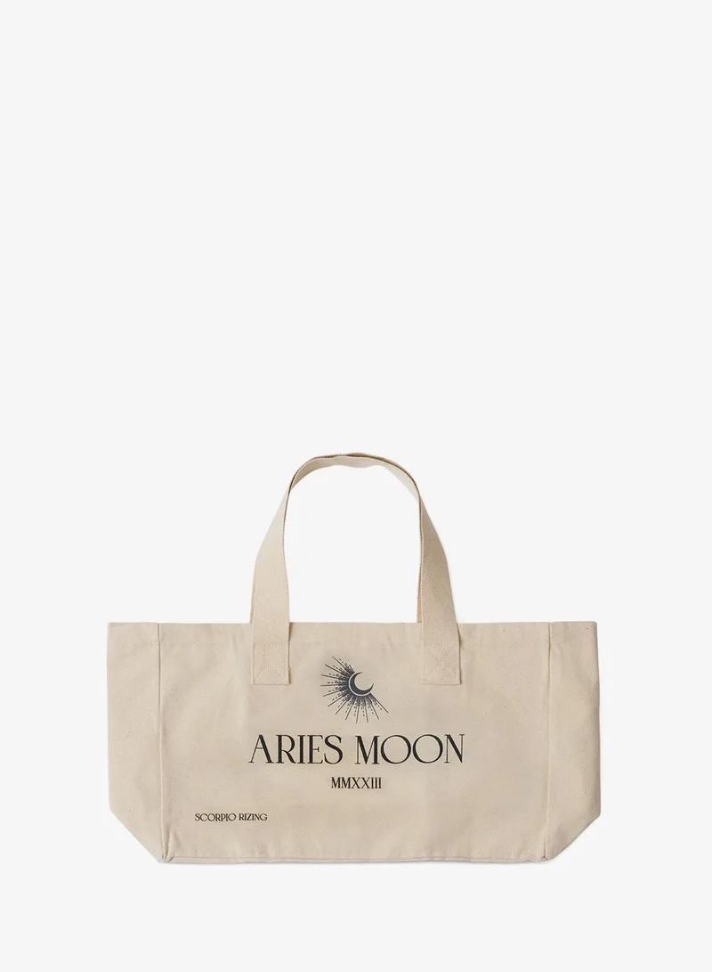 Scorpio Rizing Aries Cotton Tote Bag