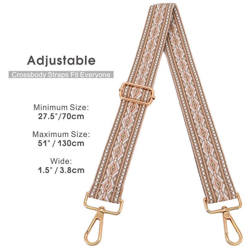 ROYGBCP Purse Straps Replacement Wide Crossbody Shoulder Strap For Bags Purse Extender Accessories Guitar Straps - Image 2