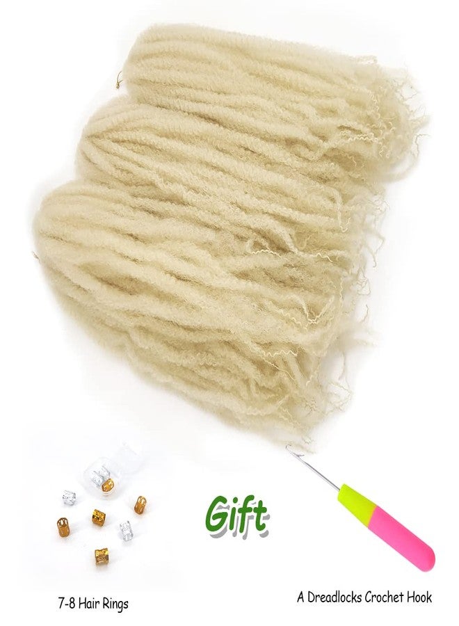 KGBFASS 24inch Blonde Marley Braiding Hair Long Kinky Curly Marley Twist Braiding Hair for Faux Locs Box Braids Crochet Hair Extension Black Women 3Pcs(613#) - Image 4