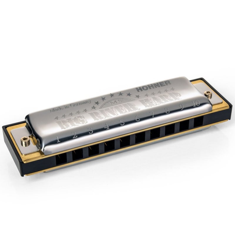 Hohner Diatonic Harmonica M590106P Blues River Harp Key of A - MS Series - Image 1