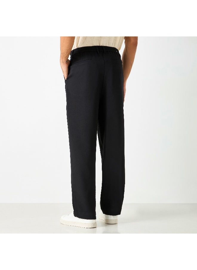 Iconic Iconic Relaxed Fit Trousers with Pockets  - Image 2