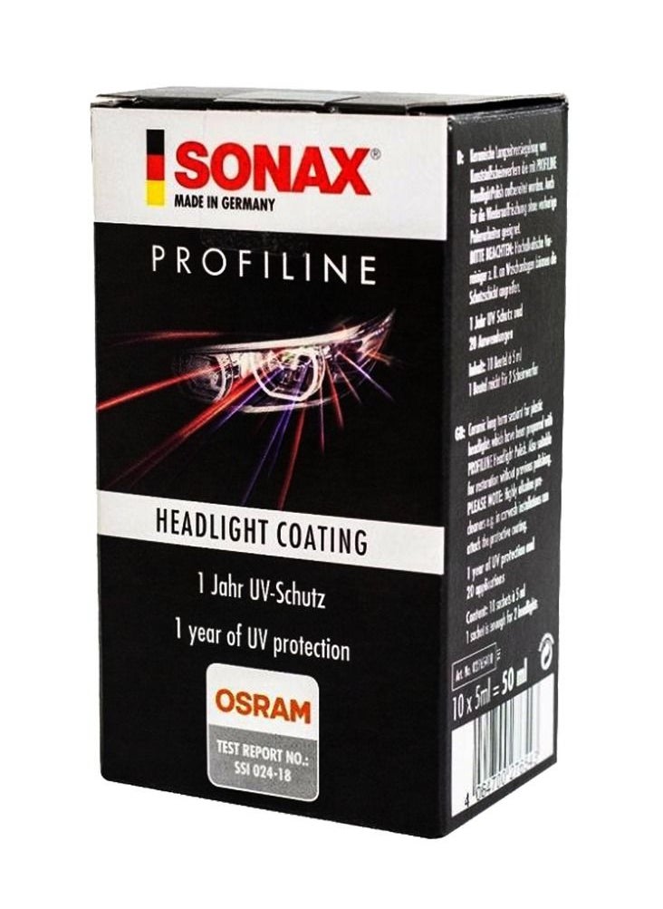 Profiline Headlight Coating 10X5ml - Coating & Protection - 276541