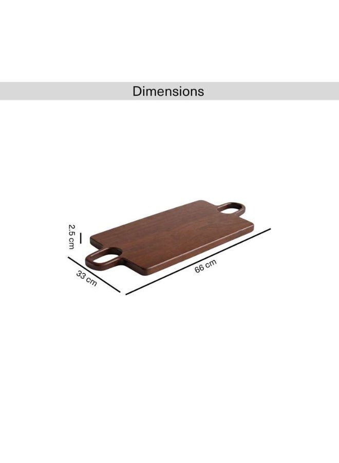 Pan Home Kiara Acacia Serving Platter - Walnut - Image 5